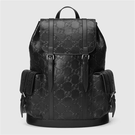 all black gucci backpack